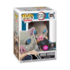 Funko Pop! Animatio: Demon Slayer - Inosuke Hashibira 875 - Flocked - Chalice Collectibles Exclusive